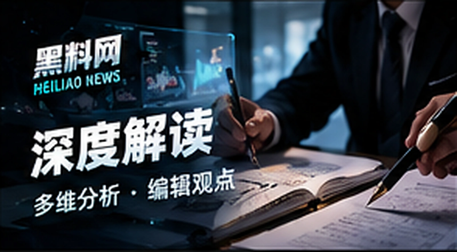 纵深评论概念配图